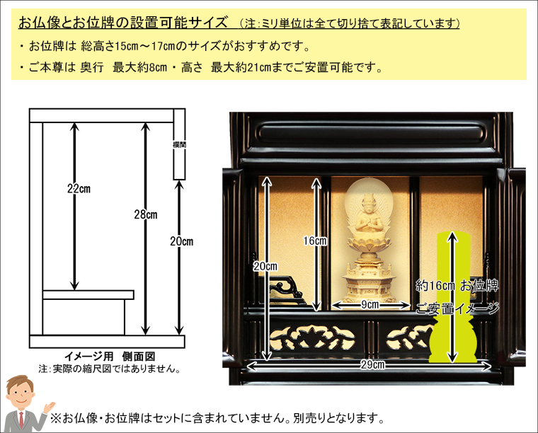 位牌仏像安置場所
